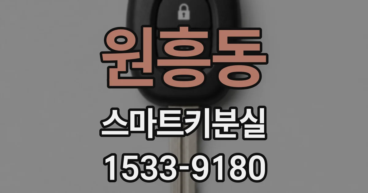 원흥동 스마트키분실