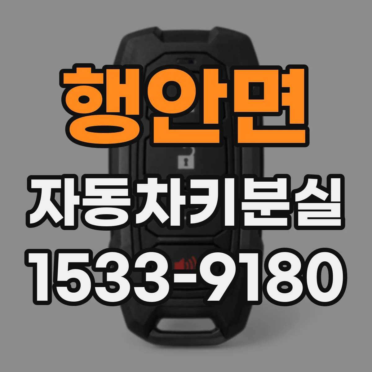 행안면 자동차키분실