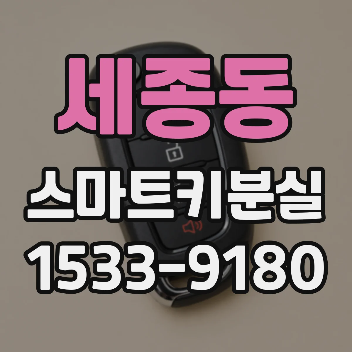 세종동 스마트키분실