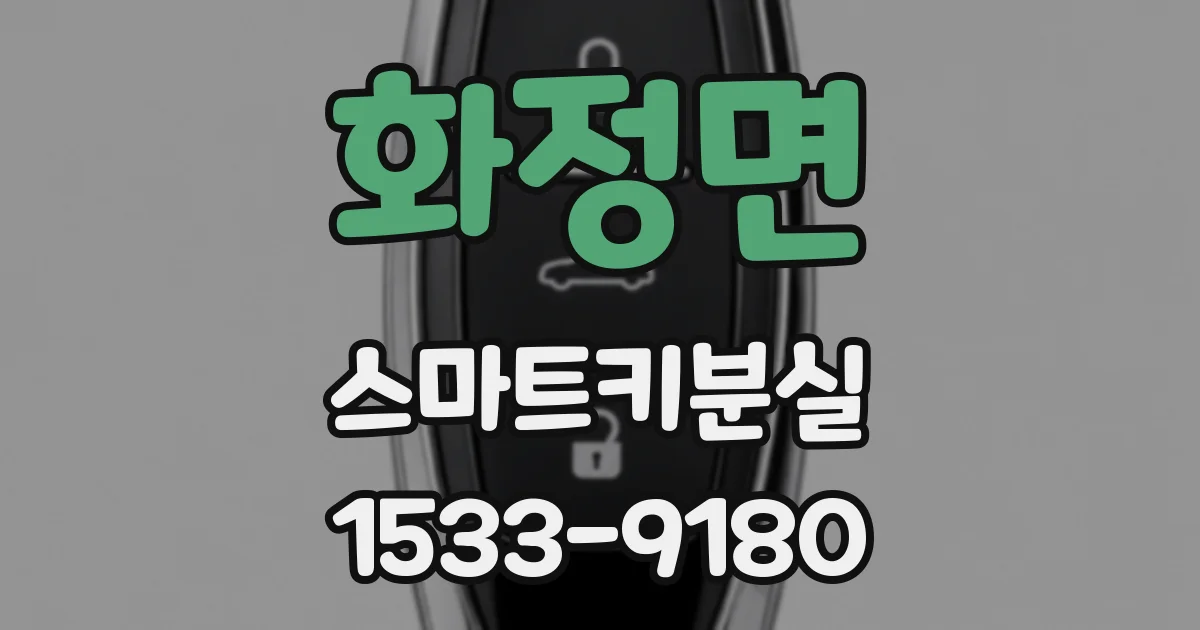 화정면 스마트키분실