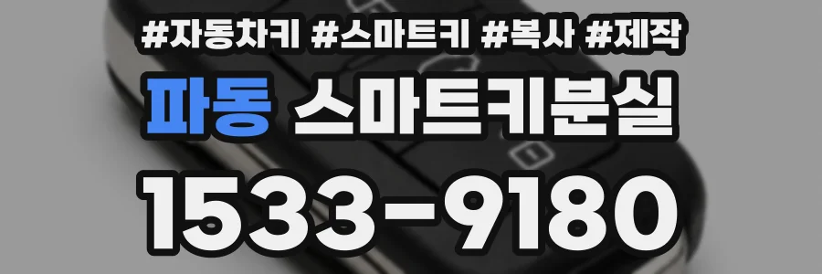 파동 스마트키분실