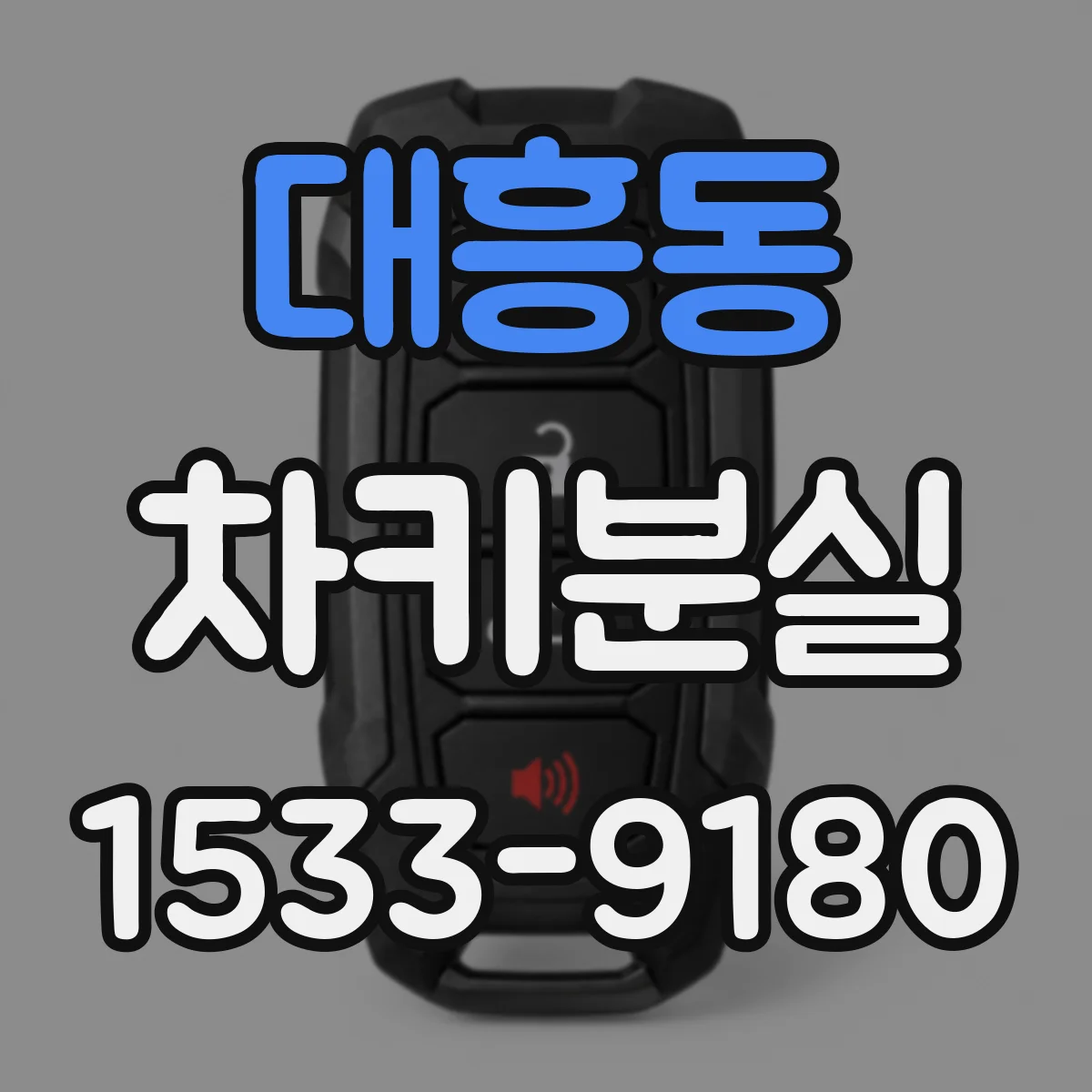 대흥동 차키분실