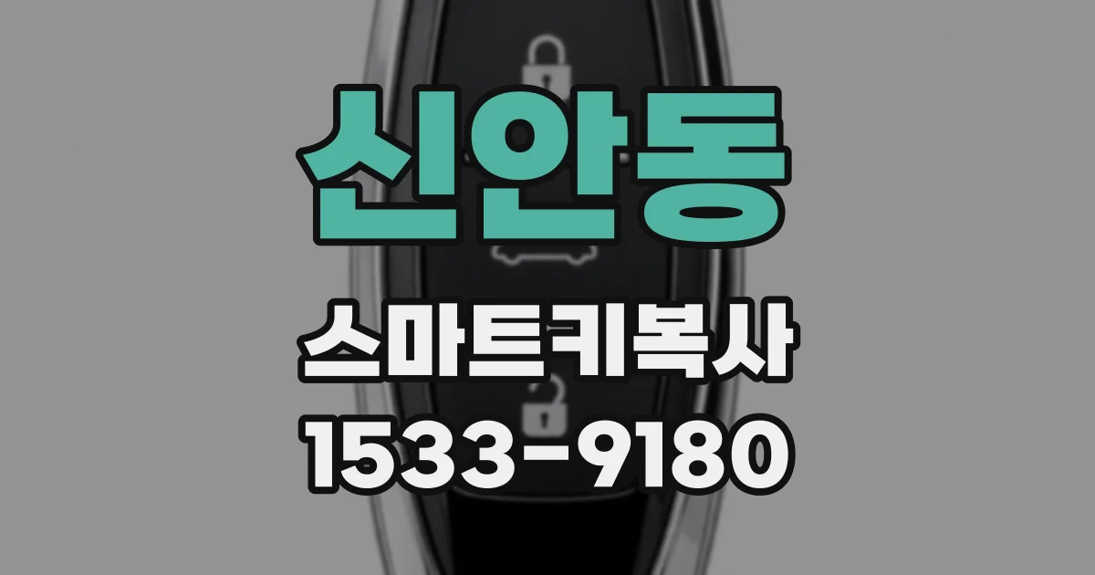 신안동 스마트키복사