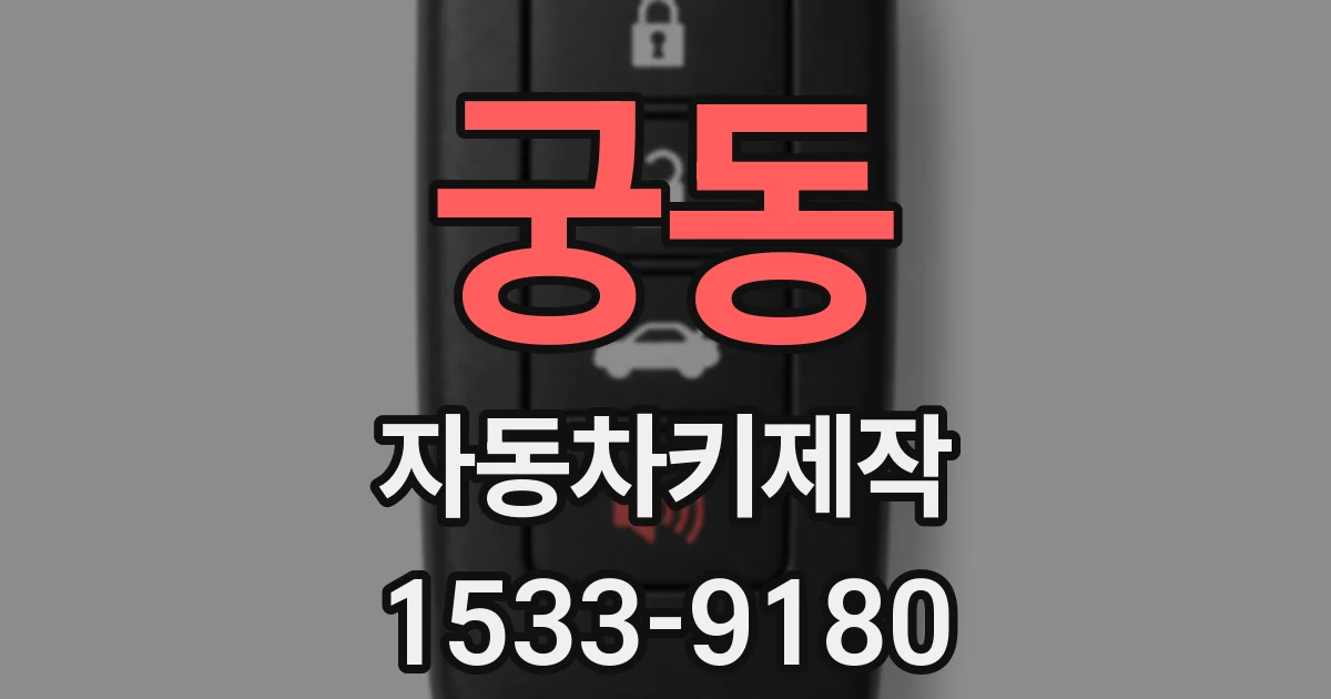 궁동 자동차키제작