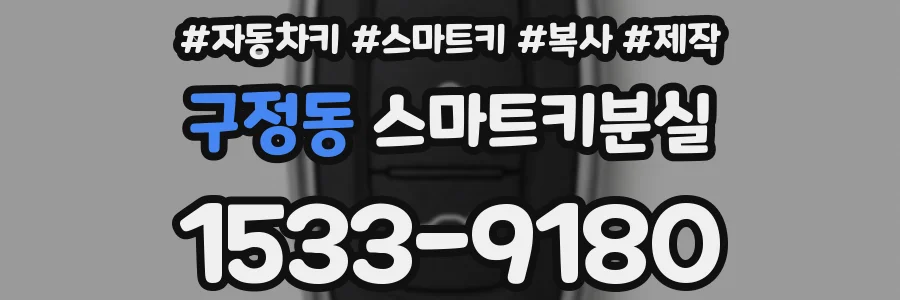 구정동 스마트키분실