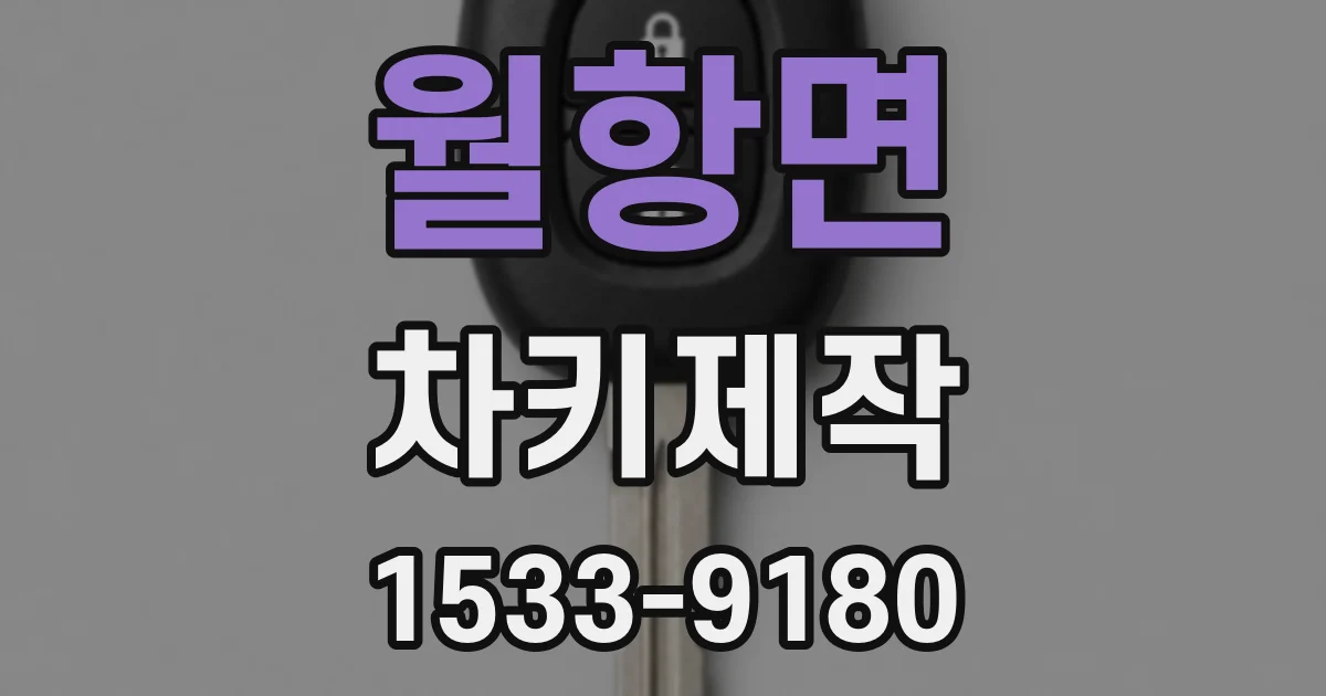 월항면 차키제작