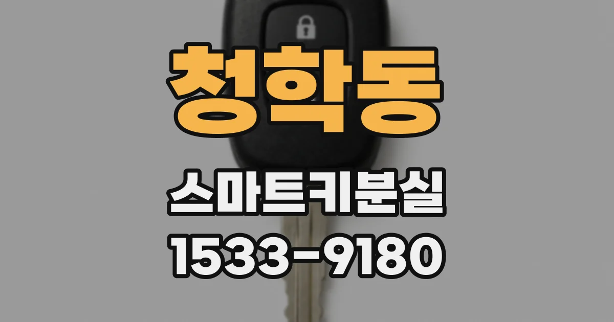 청학동 스마트키분실
