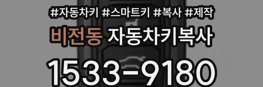 비전동 자동차키복사