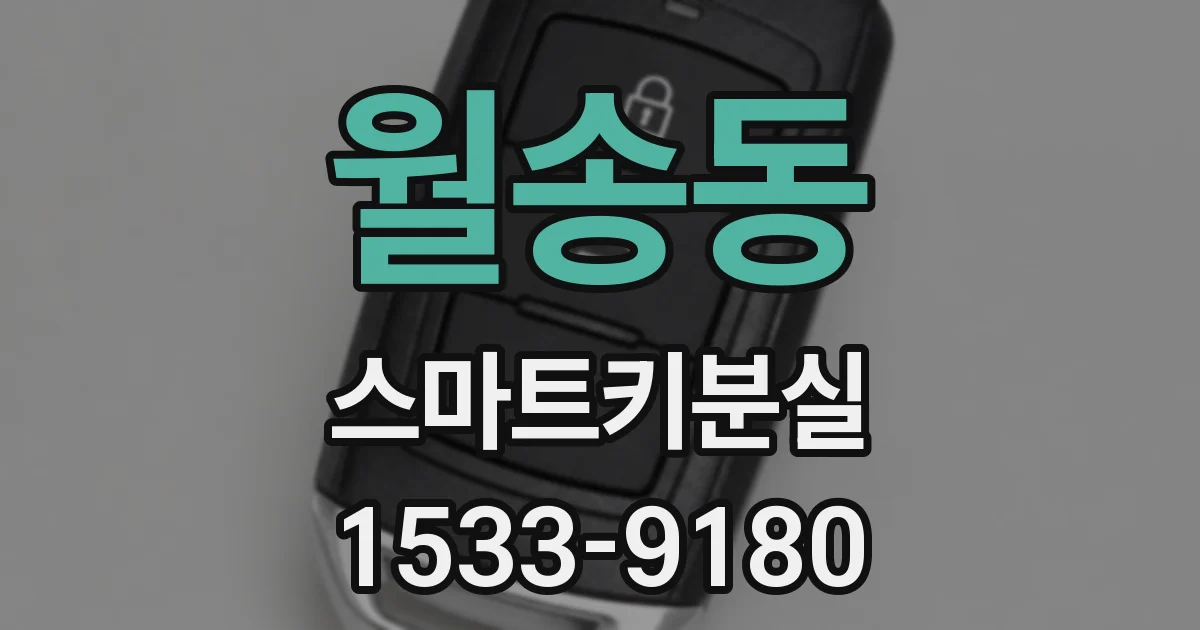 월송동 스마트키분실