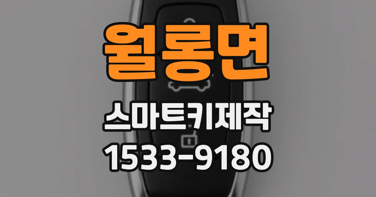 월롱면 스마트키제작