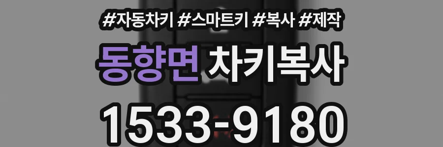 동향면 차키복사