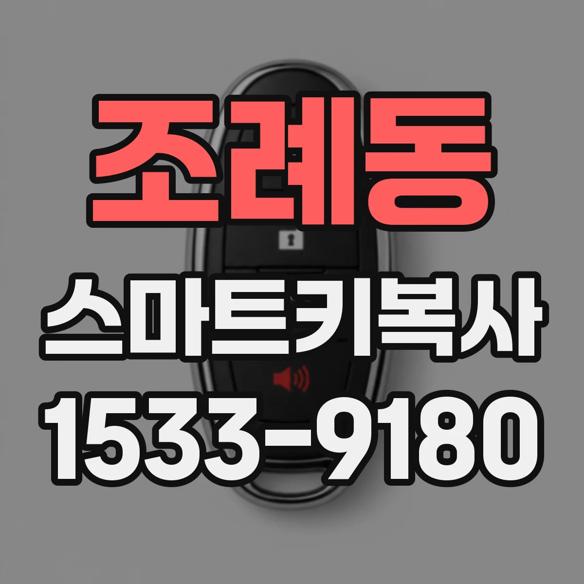 조례동 스마트키복사
