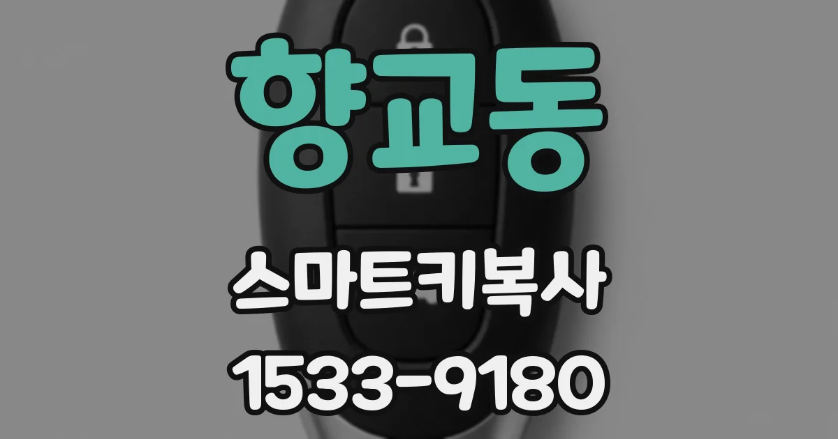 향교동 스마트키복사