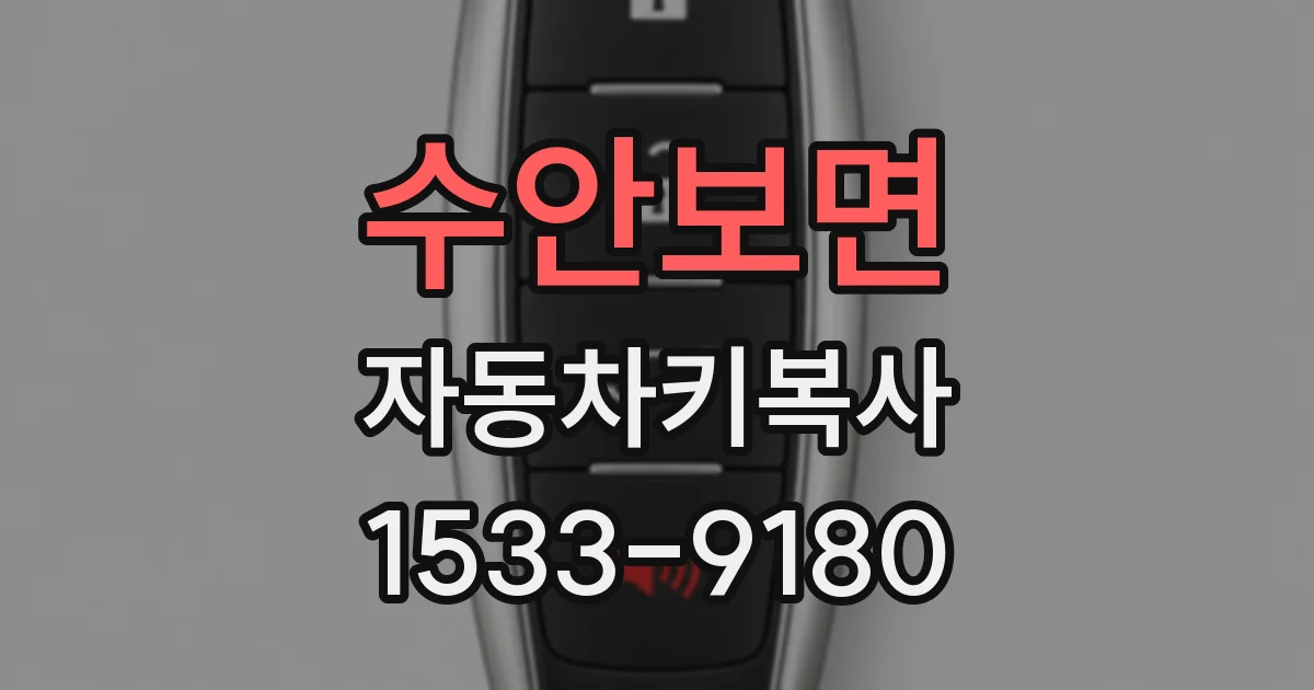 수안보면 자동차키복사