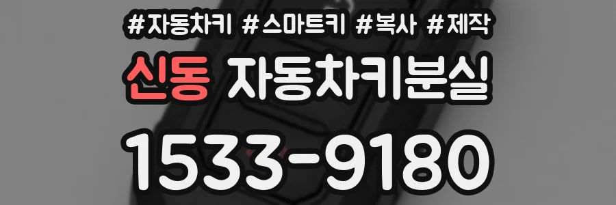 신동 자동차키분실