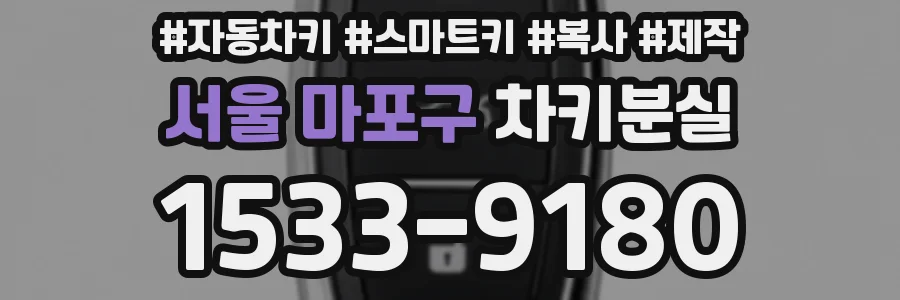 서울 마포구 차키분실