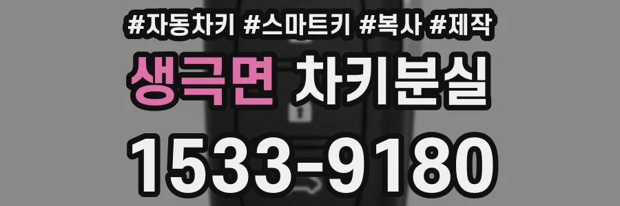 생극면 차키분실