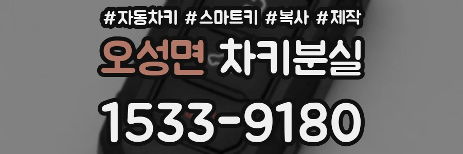 오성면 차키분실