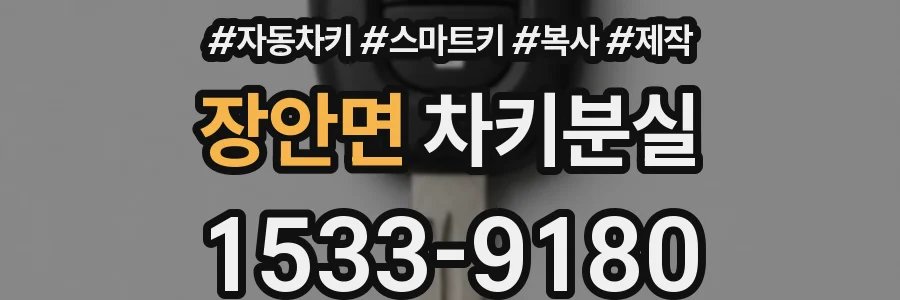 장안면 차키분실