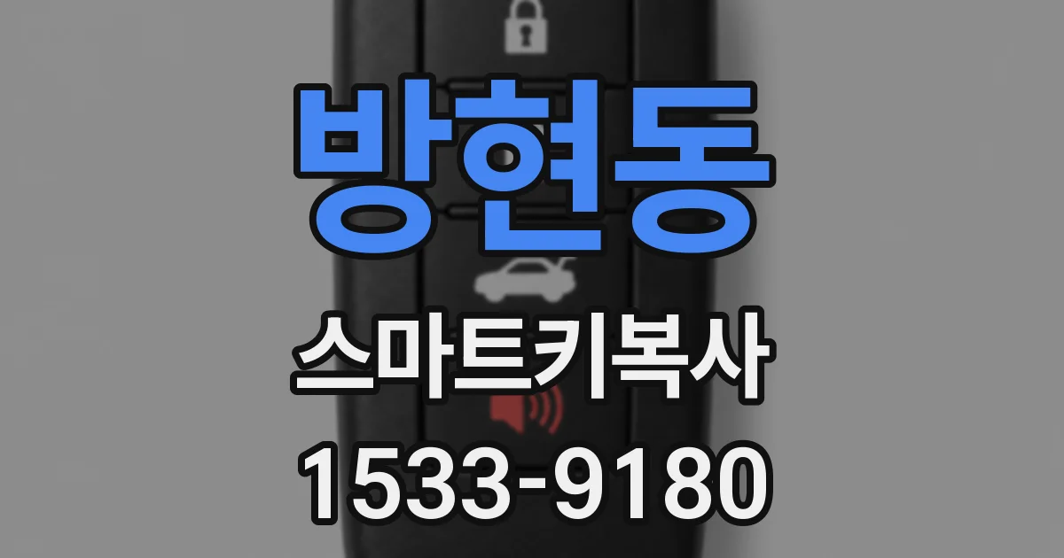 방현동 스마트키복사