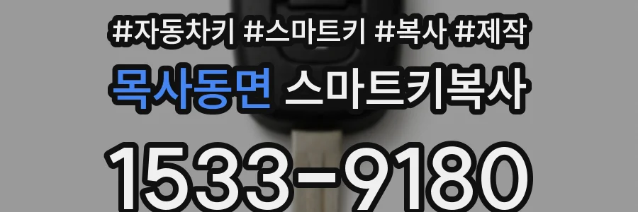 목사동면 스마트키복사