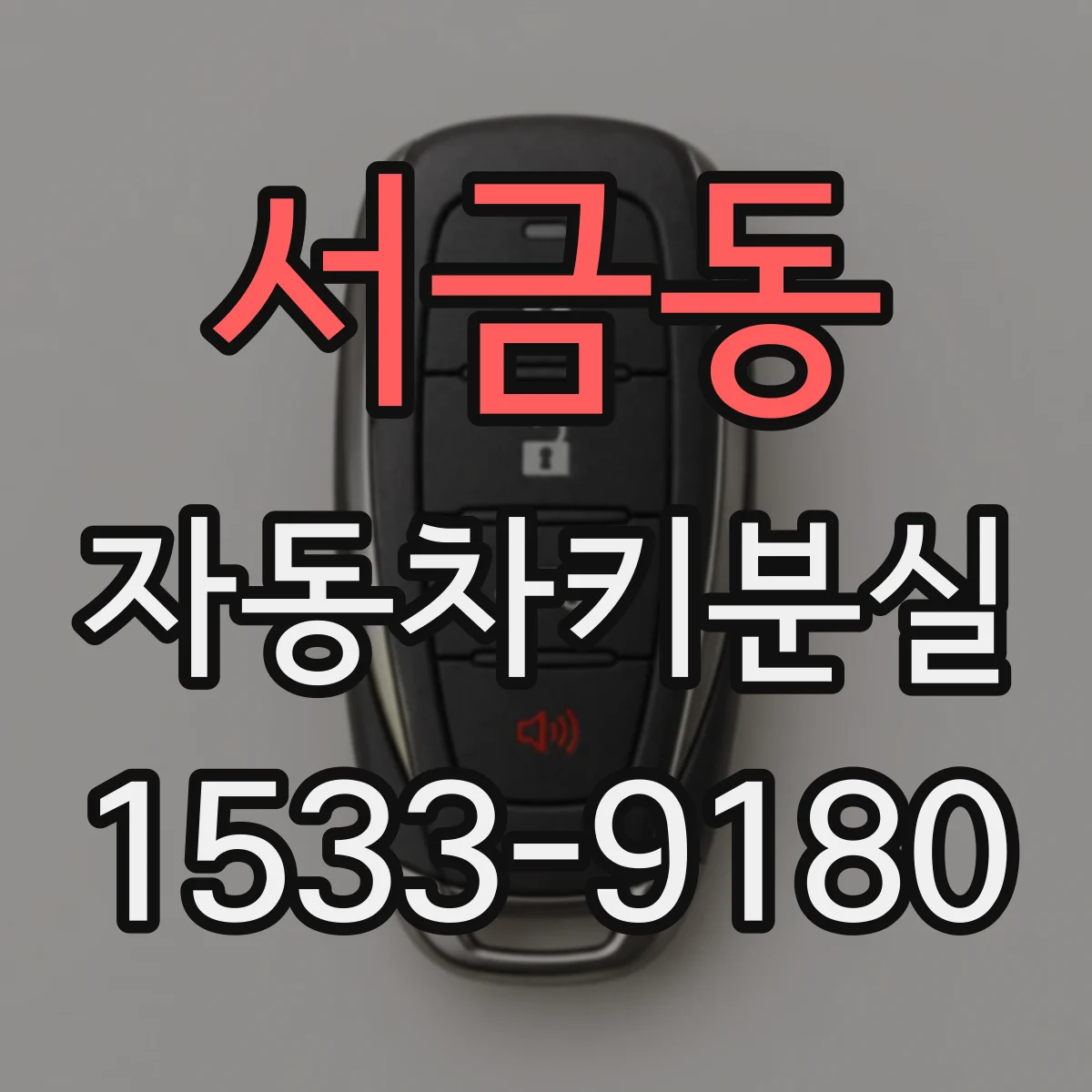 서금동 자동차키분실