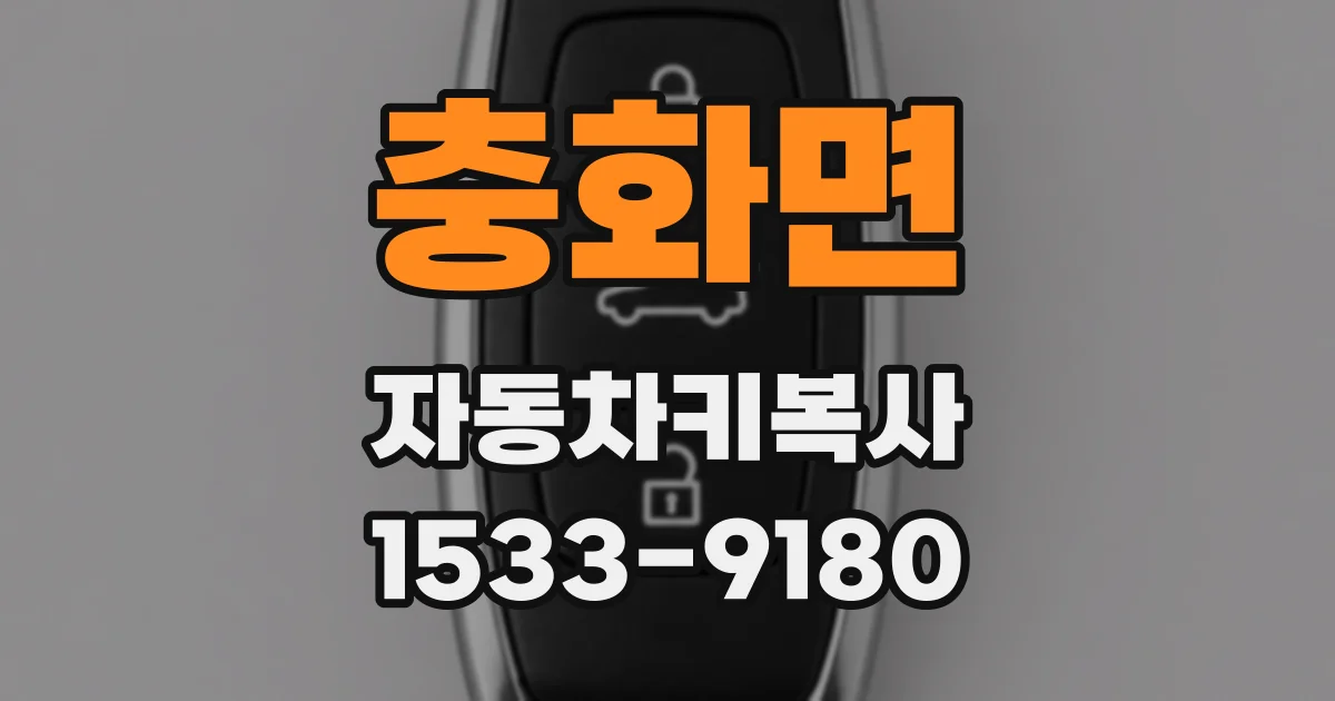 충화면 자동차키복사