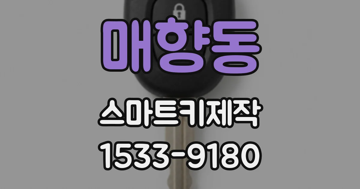 매향동 스마트키제작