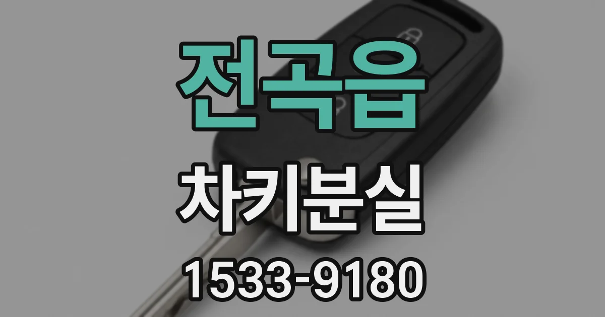전곡읍 차키분실