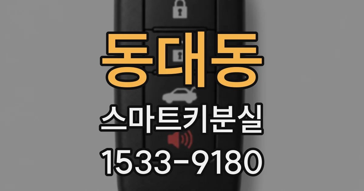 동대동 스마트키분실