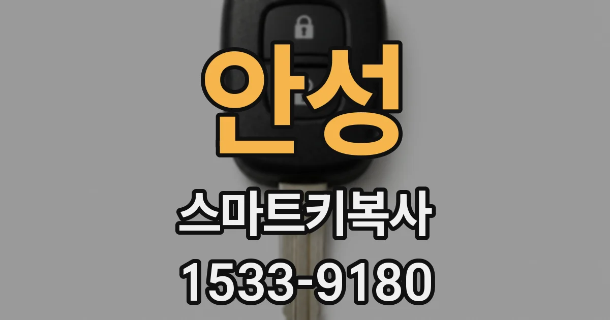 안성 스마트키복사