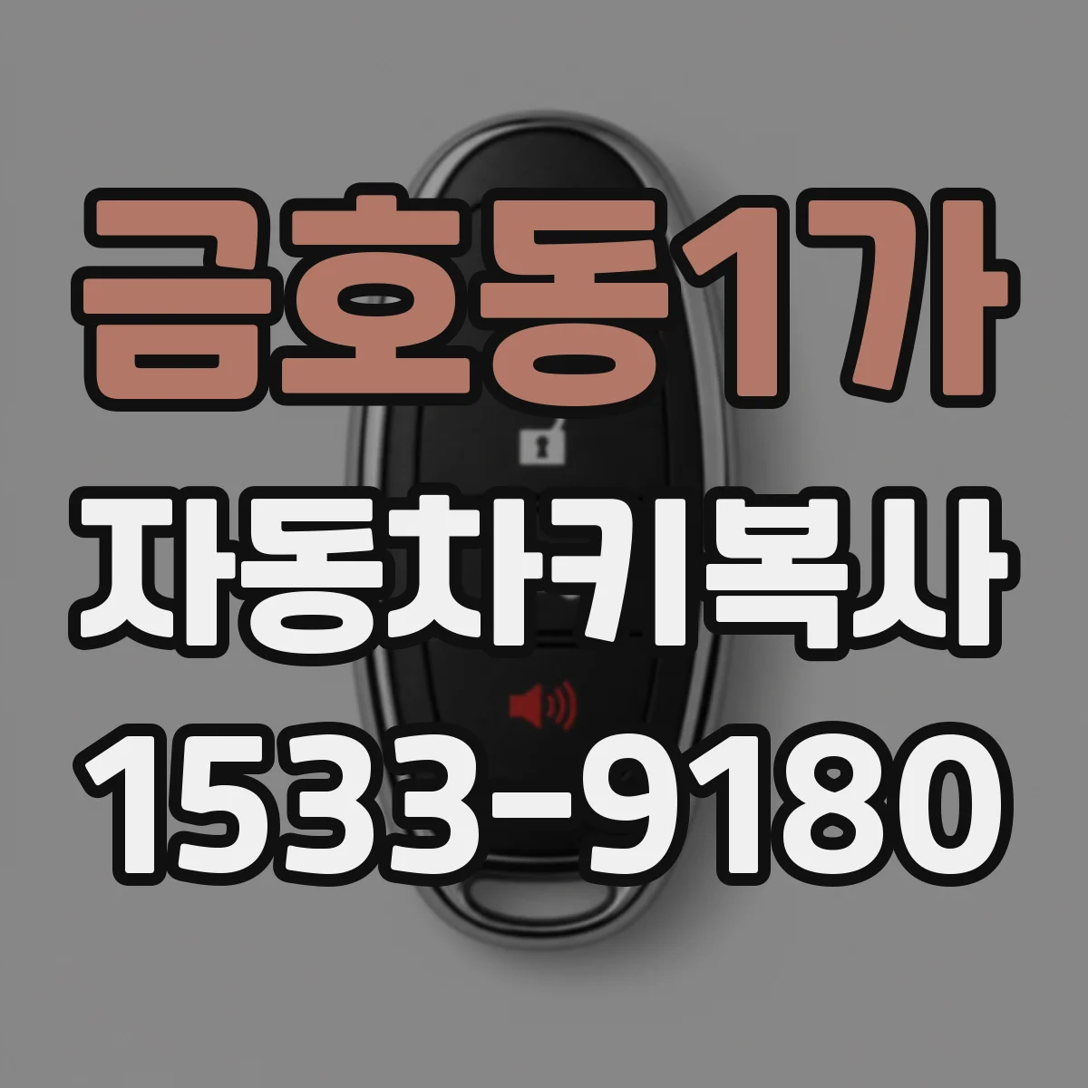 금호동1가 자동차키복사