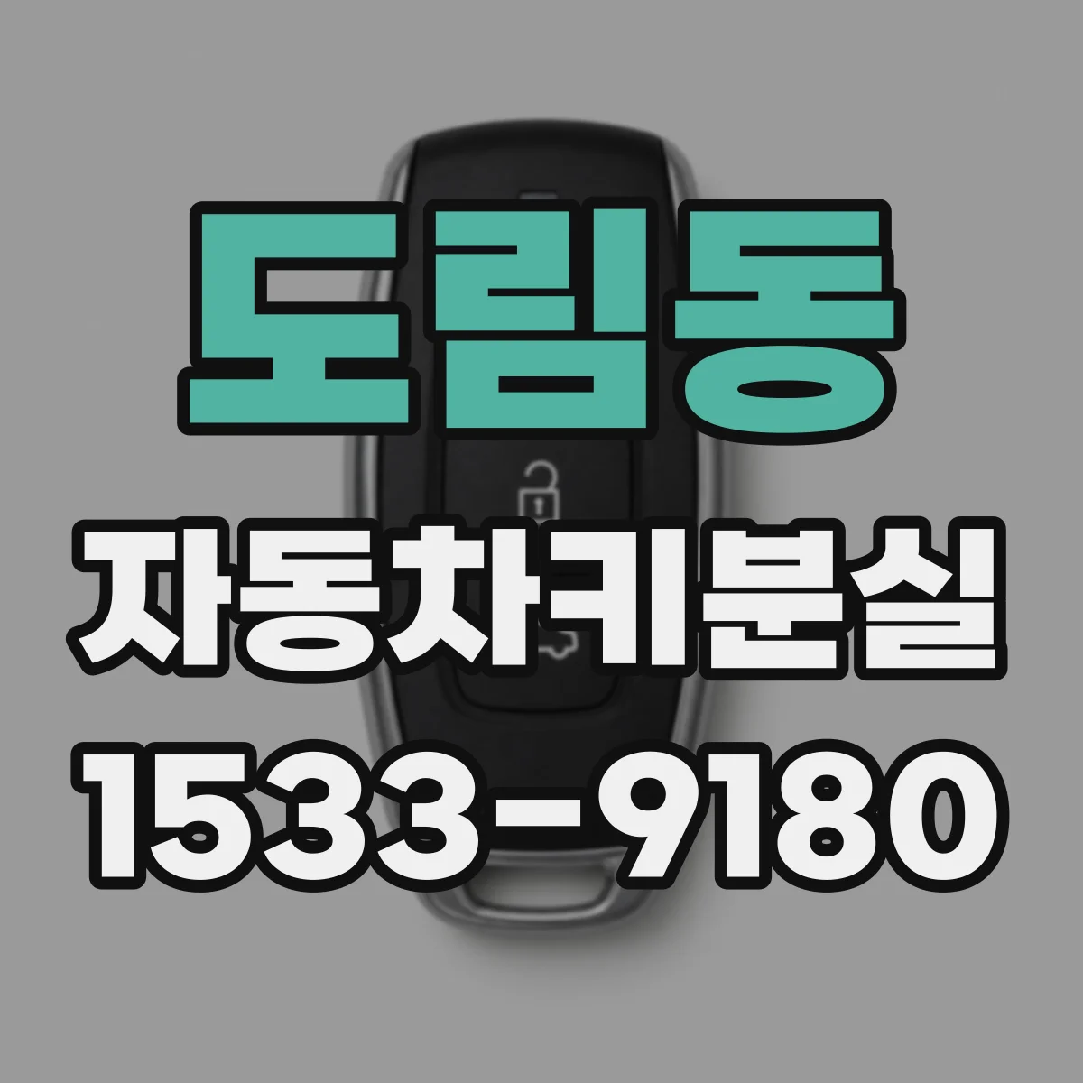 도림동 자동차키분실