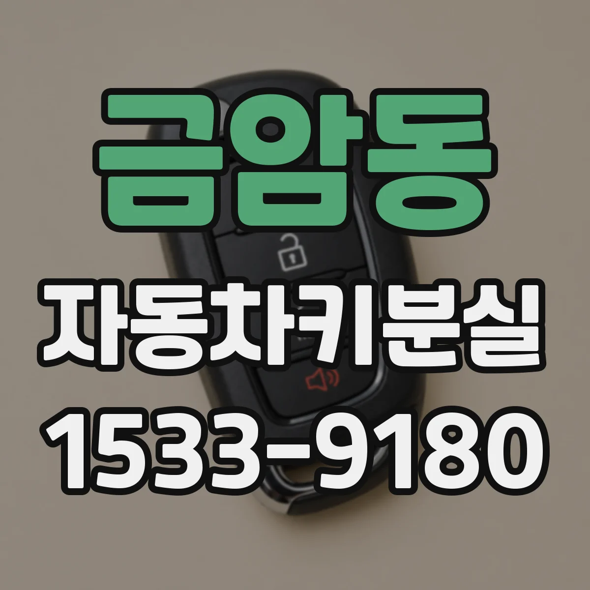 금암동 자동차키분실