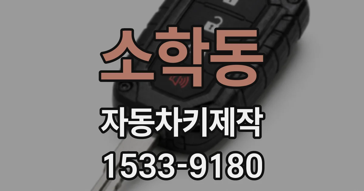 소학동 자동차키제작