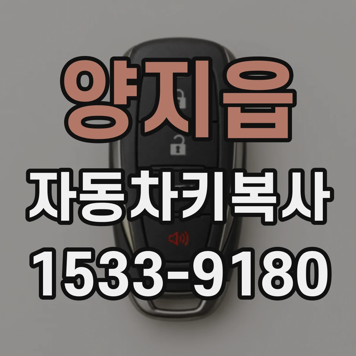 양지읍 자동차키복사