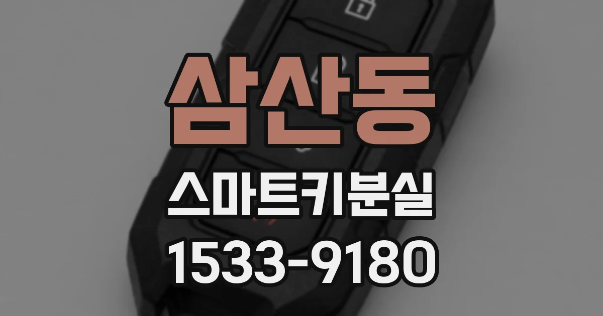 삼산동 스마트키분실