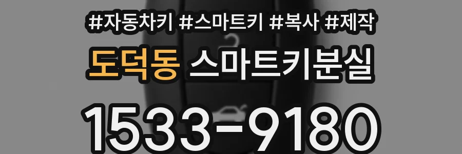 도덕동 스마트키분실