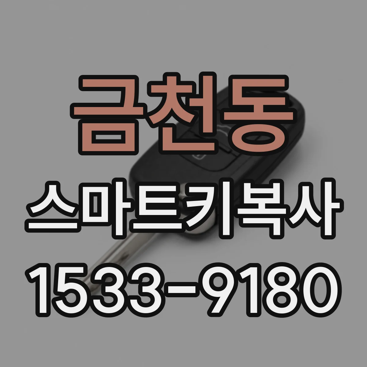 금천동 스마트키복사