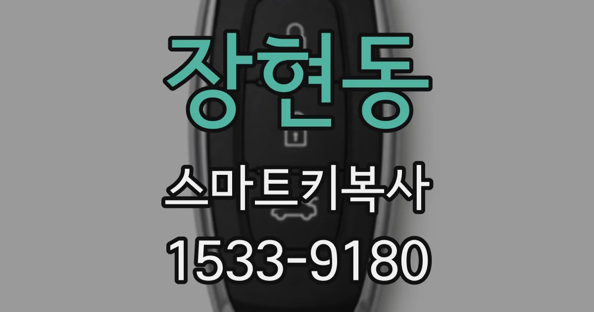 장현동 스마트키복사