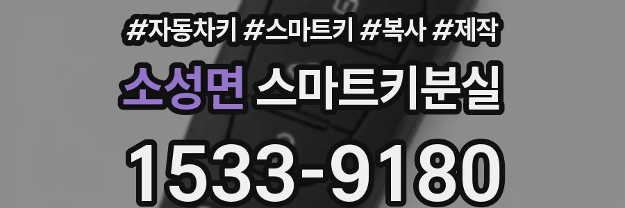 소성면 스마트키분실