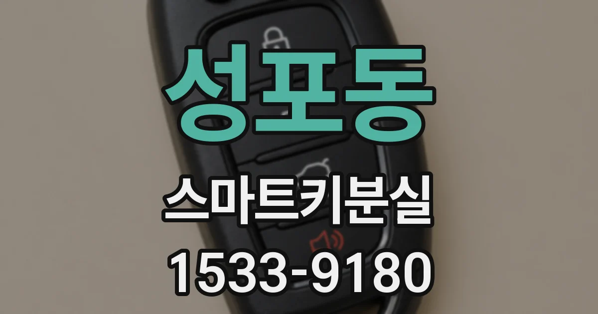 성포동 스마트키분실