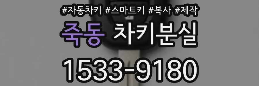 죽동 차키분실