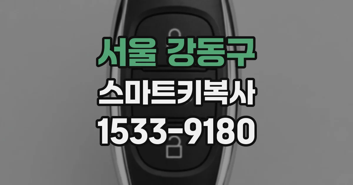 서울 강동구 스마트키복사