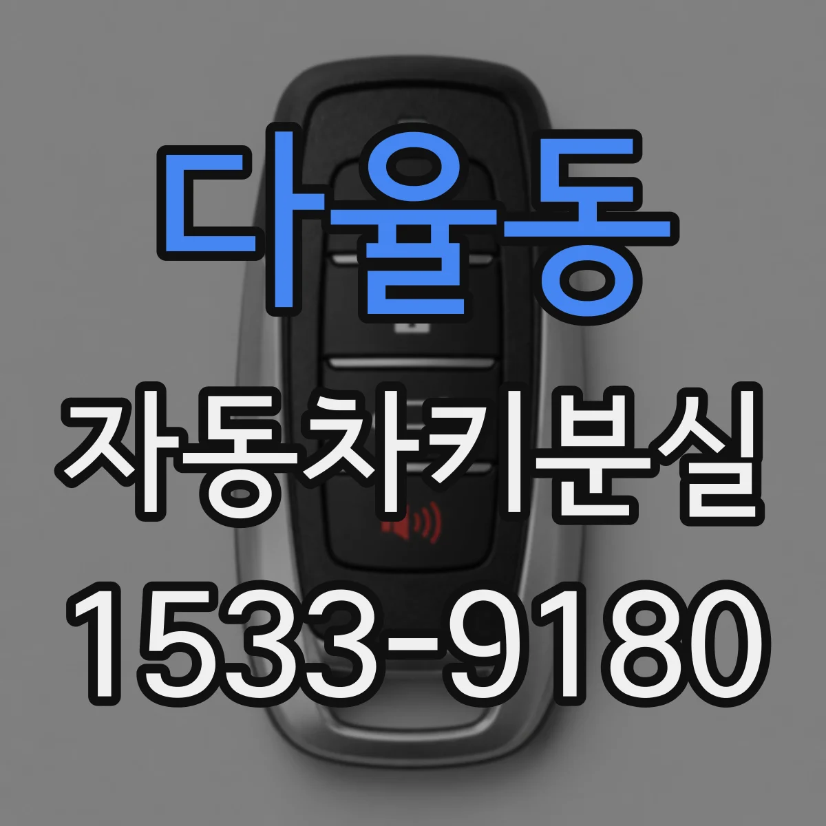 다율동 자동차키분실