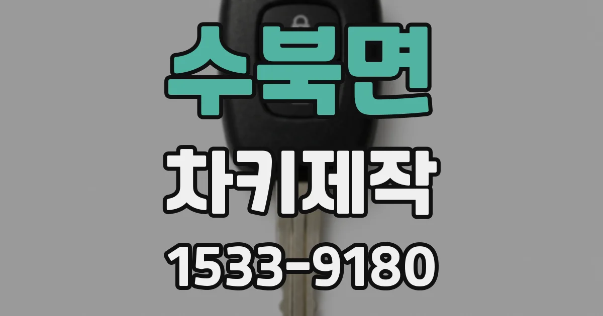 수북면 차키제작