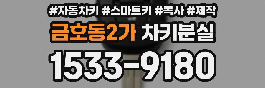금호동2가 차키분실