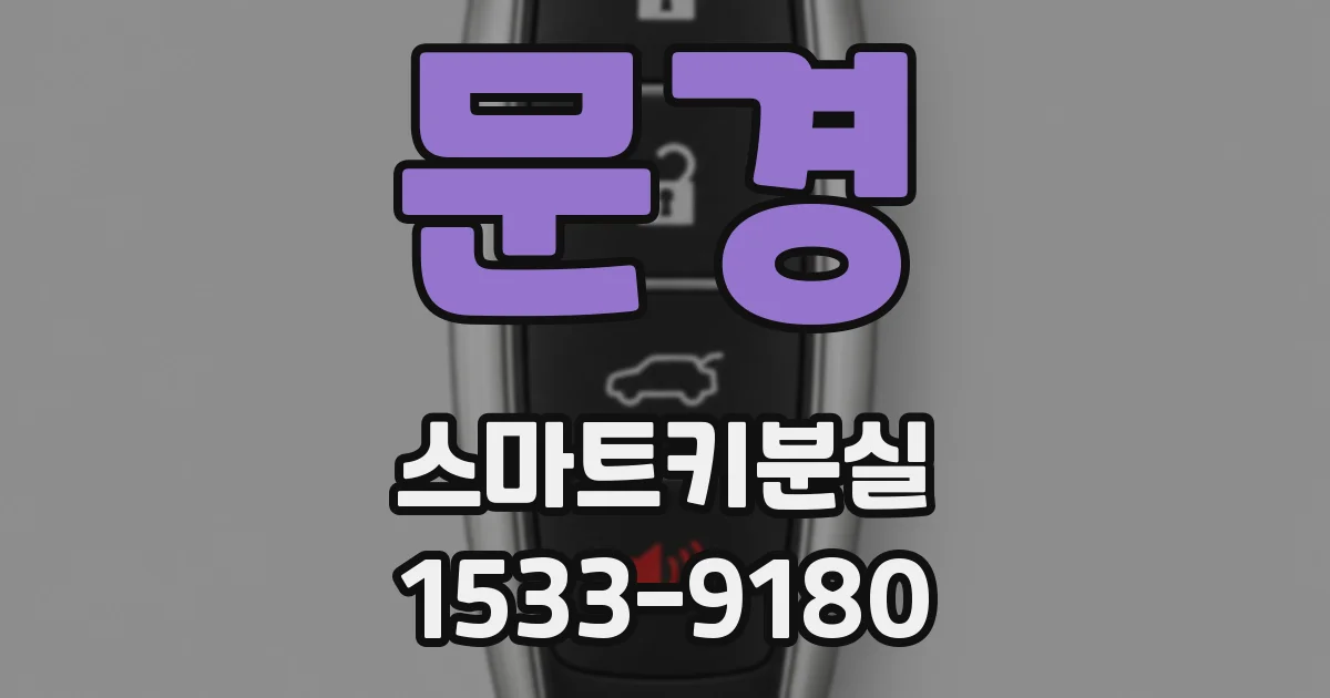 문경 스마트키분실