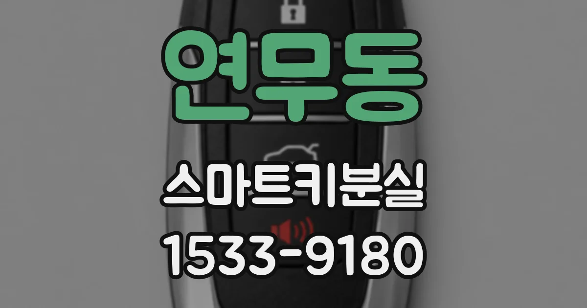 연무동 스마트키분실