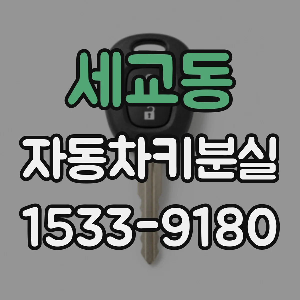 세교동 자동차키분실